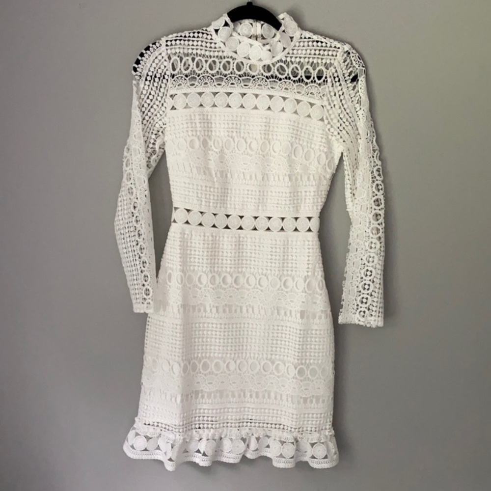 Two Sisters White Mini Dress